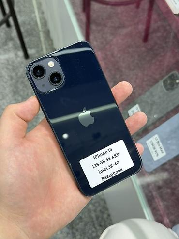 iphone 13 pro grey: IPhone 13, Б/у, 128 ГБ, Midnight, Защитное стекло, Чехол, Кабель, В рассрочку, 96 % — 1