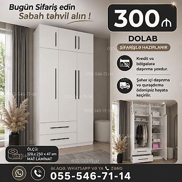 Düz dolab, Yataq otağı üçün, Paltar üçün, Açılan, Korpuslu, 3 qapılı lalafo.az -da Düz dolab, Yataq otağı üçün, Paltar üçün, Açılan, Korpuslu, 3 qapılı