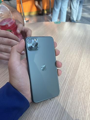 iphone gence: IPhone 11 Pro Max, 64 GB, Matte Midnight Green, Face ID — 1