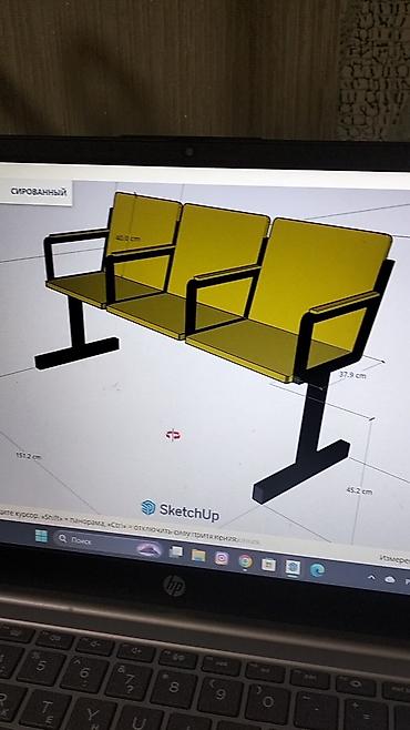 Кресла для театра и актового зала: (проект/чертёж в SketchUp) 3d моделирование любой сложности ✅ - — 12