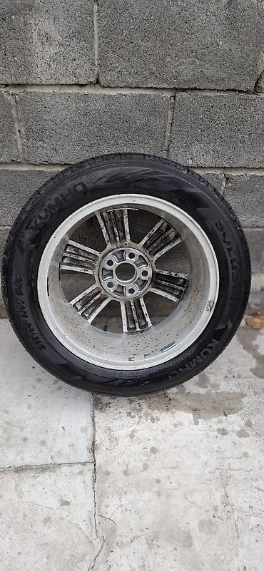 Шиналар жана дисктер: Дөңгөлөктөр монтажда 215 / 55 / R 17, Жай, Колдонулган, Камдык, Куйма, тешиктери - 5 — 2