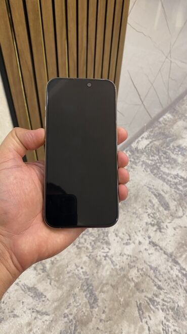 Apple iPhone: IPhone 15 Pro, 256 GB, Natural Titanium, Face ID, Sənədlərlə — 1