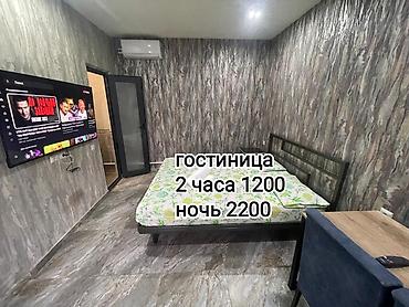 1200: 1 комната, Кудайберген авторынок, Бронь, Кондиционер, Душевая кабина — 1