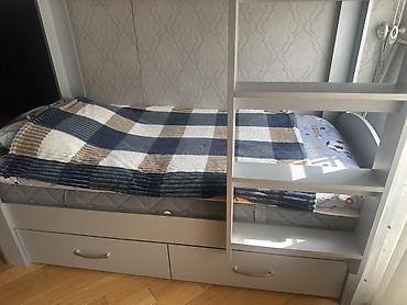 matras ortopedik: İki mərtəbəli uşaq/yetişkin çarpayısı – boz rəng - Kompakt iki — 3