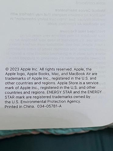 Ноутбуктар жана аксессуарлар: Продаю Apple MacBook Air 15" (M2, 2023), 8 ГБ, 256 ГБ SSD, «Тёмная — 9
