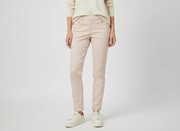 spodnie z pusheenem: Primark, Material trousers for women, size S
