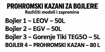 dolce gusto aparat gratis: Prodajem polovne bojlere i prohromske kazane za bojlere, različitih — 1