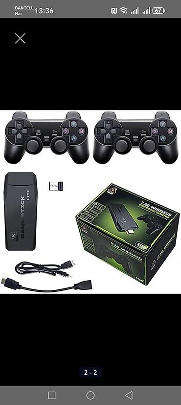 game stick lite 4k: GameStick Lite retro oyun konsolu seti - HDMI qoşulan GameStick Lite — 1