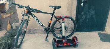спортивные трусы: Гироскутер с ручкой SCOOTER + горный велосипед Galaxy Гироскутер: -