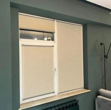 Jalüzlər: Plisse jalüz pərdələr – pəncərə və balkon qapıları üçün funksional — 12