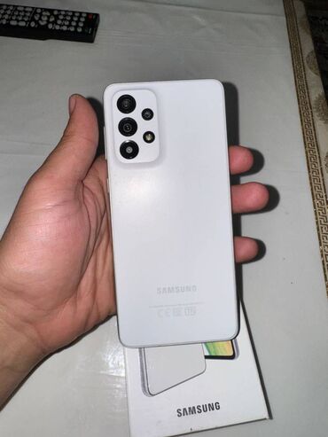 samsung z fold 4 ikinci el: Samsung Galaxy A33 5G, rəng - Ağ, Sensor, Barmaq izi, Simsiz şarj