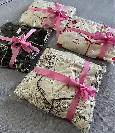 Пижамы: Пижама, Хлопок, Китай, На пуговицах, M, L — 13