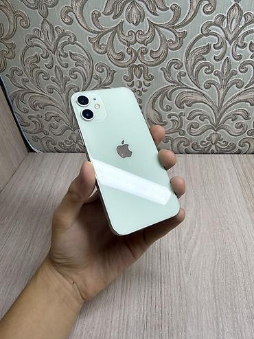 128: IPhone 12 mini, Б/у, 128 ГБ, Зеленый, Чехол, 85 % — 1