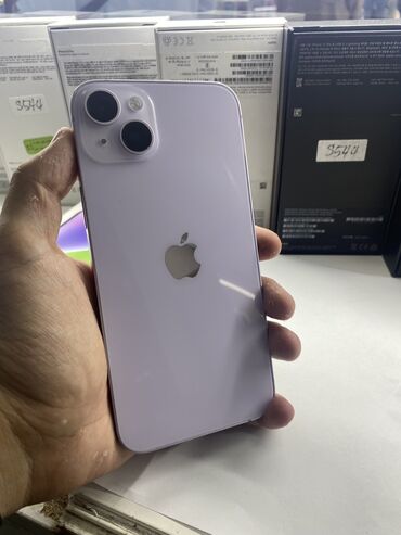 Apple iPhone: IPhone 14 Plus, Б/у, 256 ГБ, Розовый, Защитное стекло, 97 %