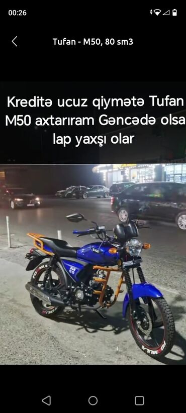tek şexsiyyet vesiqesi ile kredit: Tufan 80 см3
