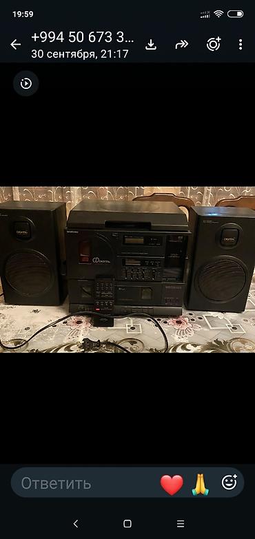 homepod mini: Samsung mini audio mərkəzi – tam komplekt Vintage 1991 il istehsal — 1