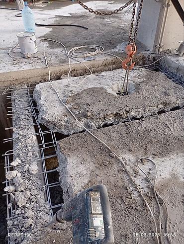 qapilar 2022: Beton kəsmə beton deşmə xidməti Karot - HILTI DD 200 / 350 ilə 25 ° — 4