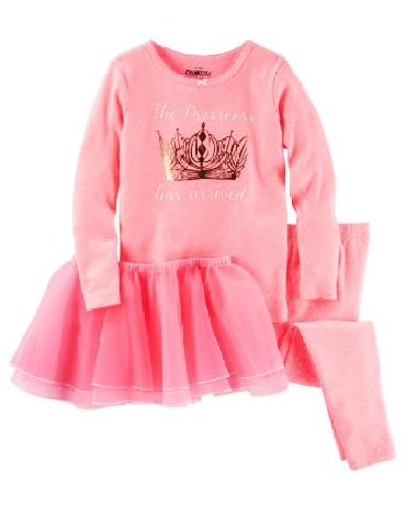 oshkosh b gosh in Кыргызстан | ВЕРХНЯЯ ОДЕЖДА: OshKosh 3-Piece Princess Tutu Cotton PJs. Пижама. Цвет Pink. Размер 12