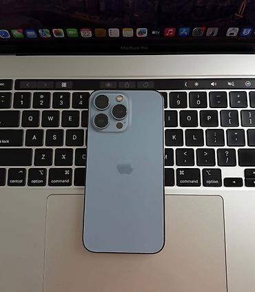IPhone 13 Pro, 128 GB, Sierra Blue, Zəmanət, Simsiz şarj, Face ID
