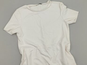 białe t shirty damskie z nadrukiem: Dress, S (EU 36), Zara, condition - Good