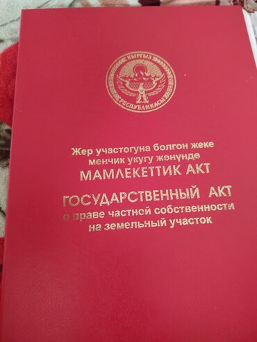 Другие комплектующие: Участок сатылат 4сотук Кызыл китеби менен сокулук району военно