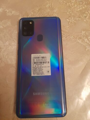 Elektronika: Samsung Galaxy A21S | İşlənmiş | 64 GB | rəng - Göy