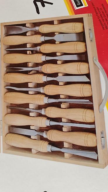 drvene merdevine ikea: Set dleta za rezbarenje drveta – 12 komada u drvenoj kutiji - Komplet — 4