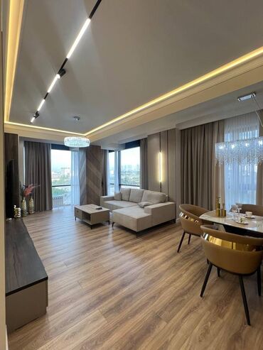 тыныстанова квартира: 3 комнаты, 97 м², Элитка, 9 этаж, Дизайнерский ремонт
