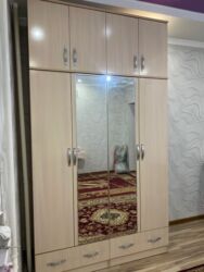 китайский шкаф для одежды: Кийим салуучу шкаф, Колдонулган, Түз, ЛДСП