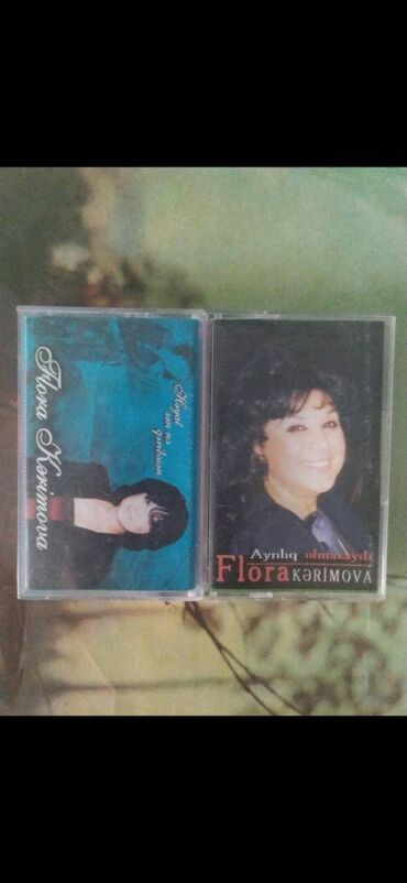 Kitablar, jurnallar, CD, DVD: 2 Ədəd Orjinal Flora Kərimova Kaset Albomu 1-ci ( Ayrılıq Olmasaydı