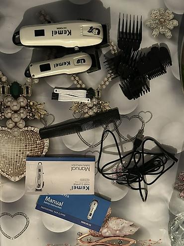pitminutka daşı: Kemei KM-PG809A saç kəsən/traş maşını - Simsiz işləmə: Korpusda LED — 9