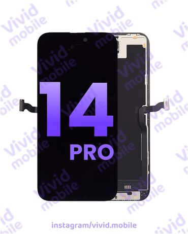 telefon ekran sekilleri 2023: Ekran iPhone 14 Pro OLED