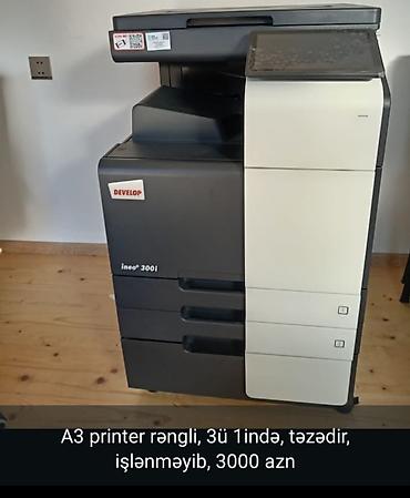 Printer və kseroks aparatları: Develop ineo+ 300i – A3 formatında rəngli 3‑ü 1‑də çoxfunksiyalı — 1