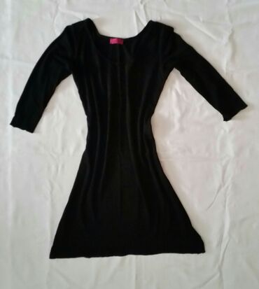 pletena haljina: M (EU 38), color - Black, Other sleeves