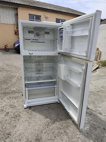nofros: İşlənmiş 2 qapılı LG Soyuducu Satılır, rəng - Ağ, Dispenserli — 3