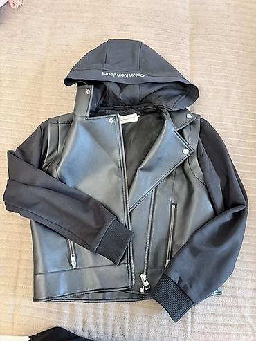 xizek geyimi: Kurtka, Dəri, Payız, Calvin Klein, M — 2