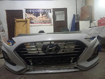 Бампер и комплектующие: Передний бампер Hyundai Sonata (седьмое поколение рестайлинг — 1