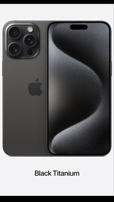 Apple iPhone: IPhone 15 Pro, Б/у, 256 ГБ, Черный, Защитное стекло, Кабель, 100 %