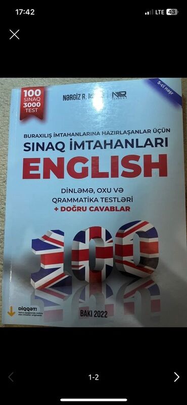 Azərbaycan dili: İngilis dili 11-ci sinif, 2022 il, Ödənişli çatdırılma