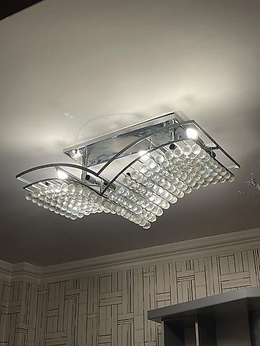 divar lampalari: Çılçıraq, 10 və daha çox lampa, Metal — 1