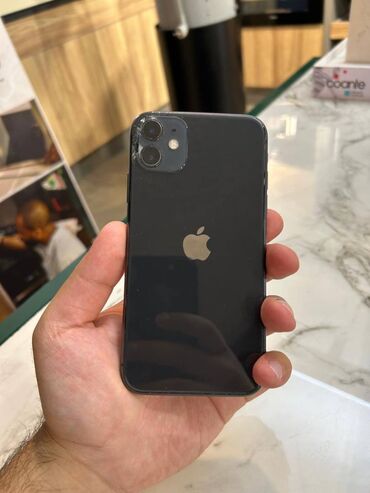 iphone 11 irşad electronics: IPhone 11, 128 ГБ, Black Titanium, Face ID, С документами