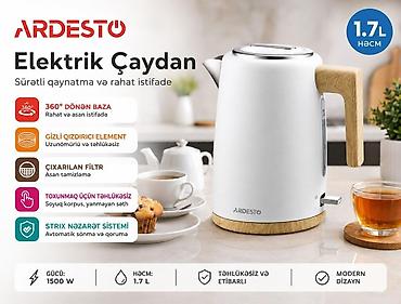 qovuqlu çay: Elektrik çaydan Ardesto Məhsul haqqında məlumat ARDES Elektrik Çaydan — 1