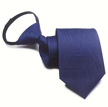 qalstuk: Kişi üçün hazır düyünlü, fermuarlı qalstuk - Model: Zip-qalstuk — 3