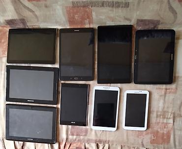 cene tableta: Lot tablet uređaja – više brendova i veličina ekrana. Na fotografijama — 2