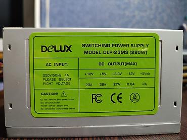 Азыктандыруу блоктору: Блок питания Delux DLP-23MS, 280 Вт, ATX. Характеристики: - Тип — 1