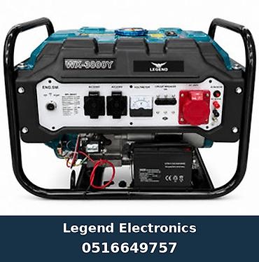 Elan başlığı: Benzin generatoru Legend WX-3800Y, 4.5 kVt, 220/380 V