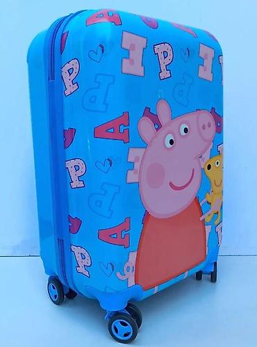 Rančevi, torbe i koferi: Dečji kofer na točkiće – motiv Peppa Pig - Tvrda školjka u — 10