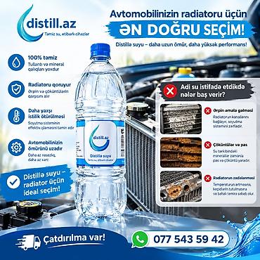 islenmis panel radiatorlar: Məhsul: Distill.az – Avtomobil radiatoru üçün distillə suyu — 1
