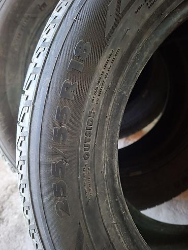 aeolus e70: Шины 255 / 55 / R 18, Лето, Б/у, Комплект, Внедорожные (АТ/МТ), Nokian — 4