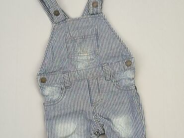 legginsy z paskami: Dungarees, F&F, 9-12 months, condition - Good